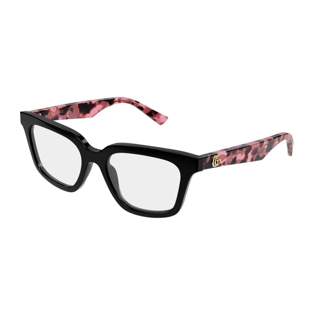Gucci GG2180O Eyeglasses Black Pink Acetate Square